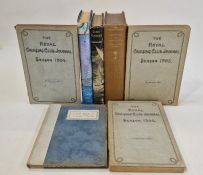 "The Royal Cruising Club Journal Seasons"  1904, 1905, 1906. limp covers, "A Short History of the
