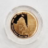 Elizabeth II (1952-2022), 2006, Gold Proof 25 Pounds, Guernsey, commemorating the 2006 World Cup