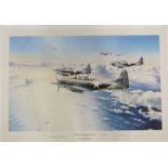 Limited edition Robert Taylor print, 'Midway'.