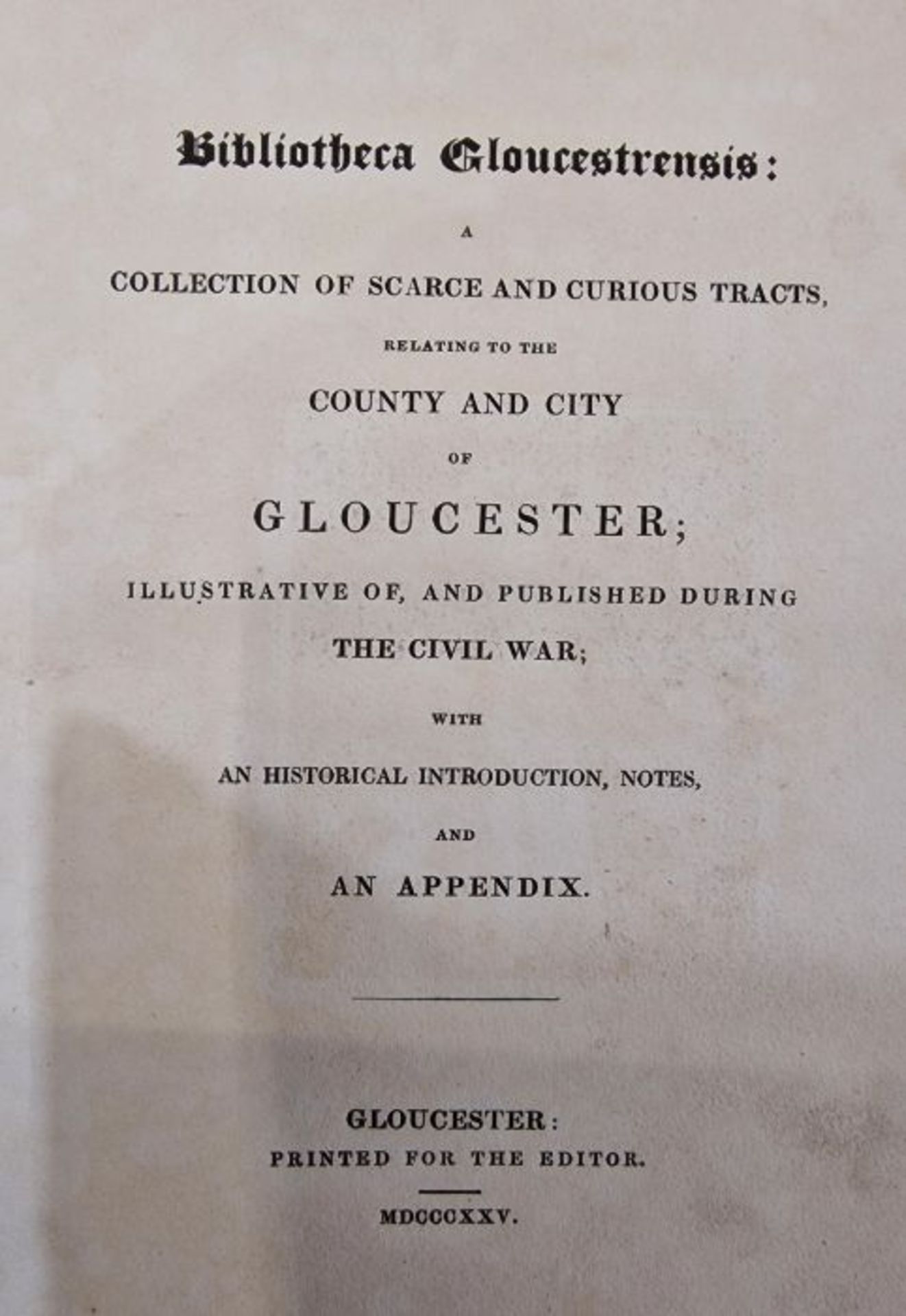 Fosbrooke, Rev Thomas Dudley  "An Original History of the City of Gloucester ... including also - Image 7 of 15