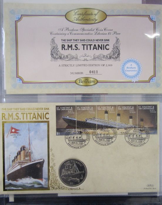 GB & British Commonwealth: Maritime & motor car thematic collection in 2 high quality blue - Image 3 of 14