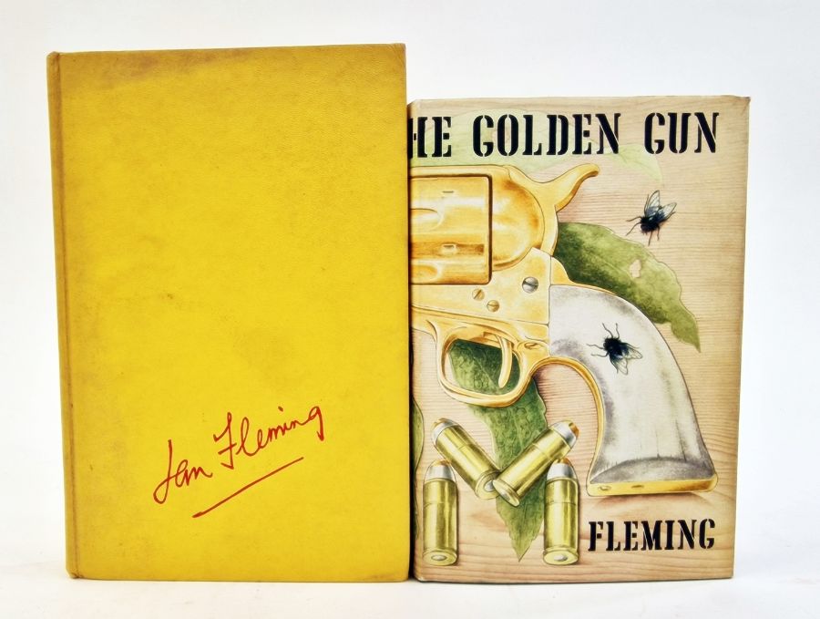 Fleming, Ian  "The Man with the Golden Gun", Jonathan Cape 1965, decorated ep, black cloth, gilt - Image 14 of 24