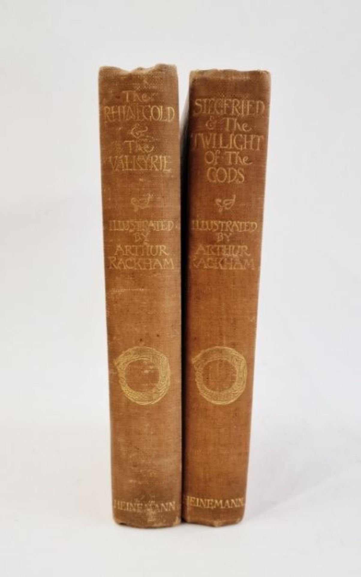 Rackham Arthur ( ills.) ' The Rhinegold & the Valkyrie'  William Heinemann 1910 - col plates - Image 5 of 32