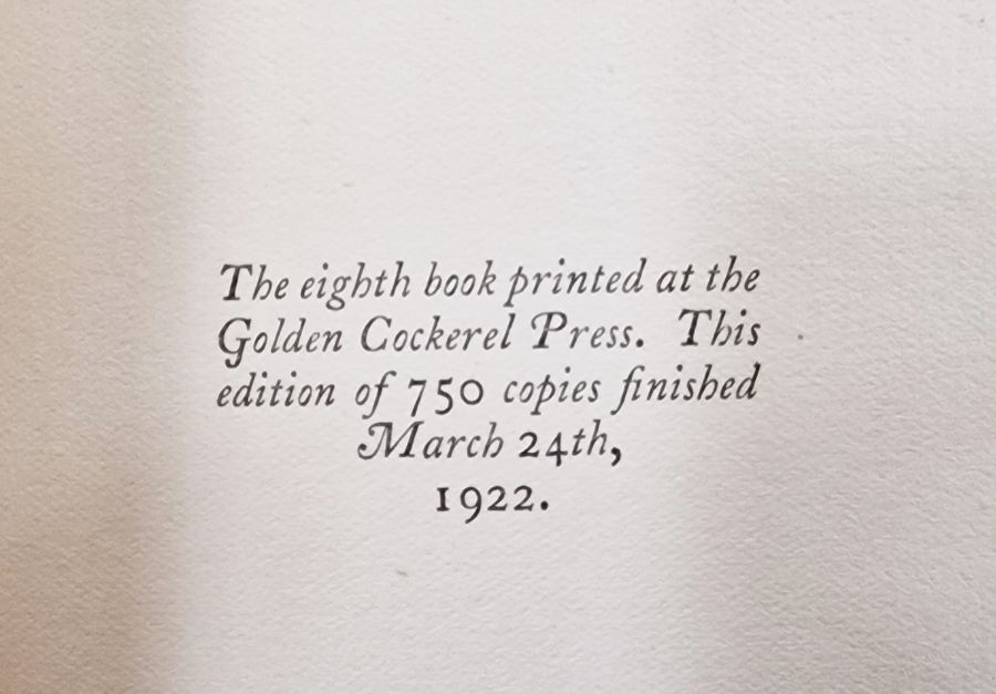 Golden Cockerel Press  Wales, Geoffrey engravings, Rawson, Geoffrey (ed) "Nelson's Letters ...", The - Image 6 of 46