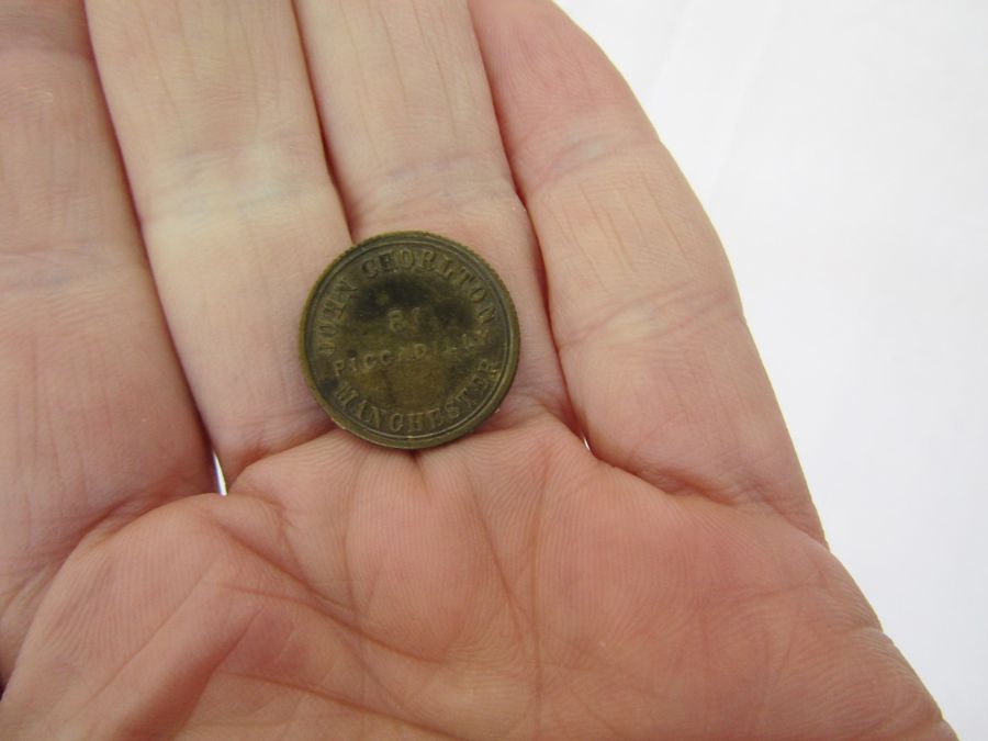 Interesting group of tokens and other numismatic materials (28). Including: late 18th century Conder - Image 8 of 30