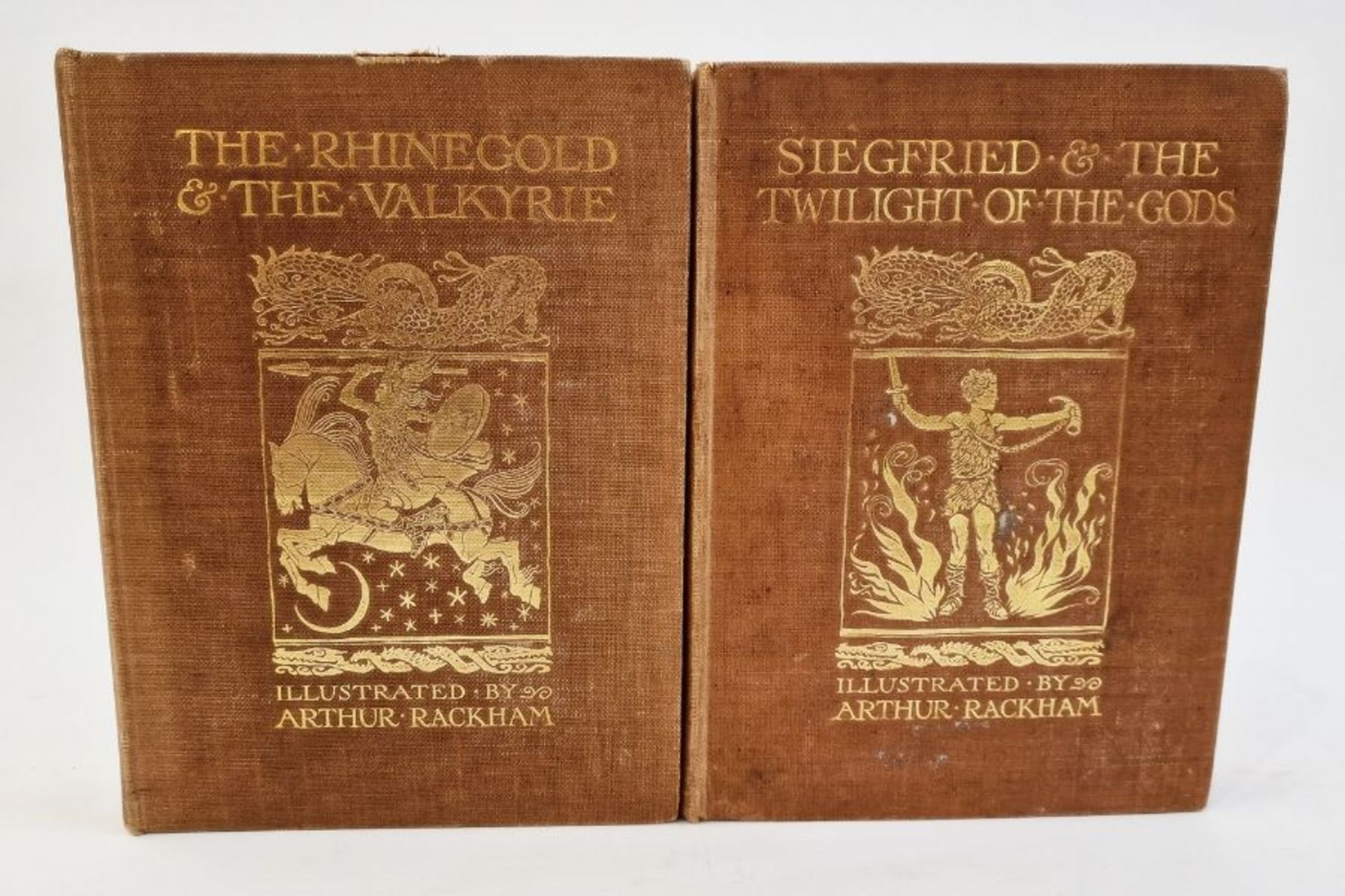 Rackham Arthur ( ills.) ' The Rhinegold & the Valkyrie'  William Heinemann 1910 - col plates - Image 17 of 32