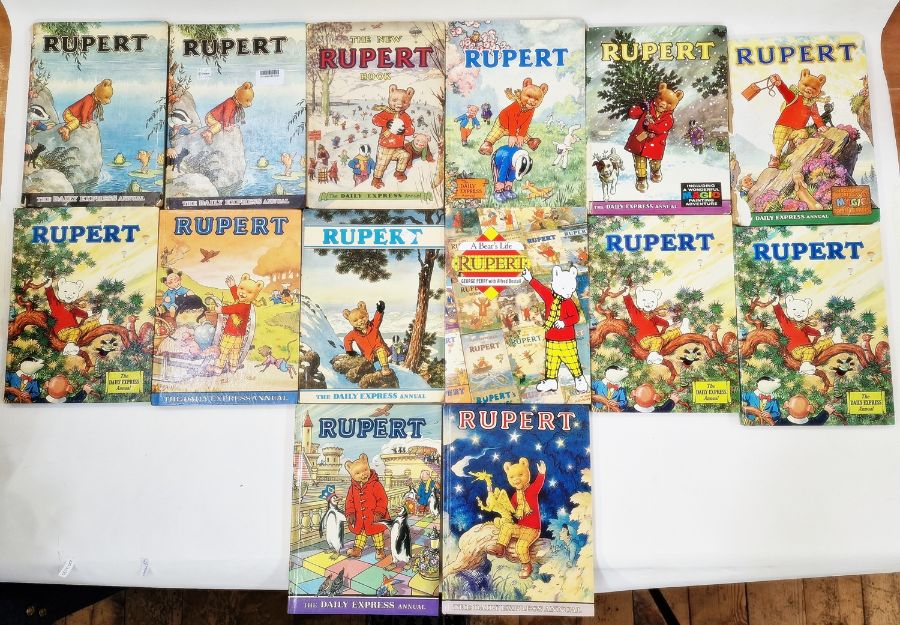 Rupert Annuals - Mary Tourtel "The Monster Rupert", the BBT is filled in, boards very chipped, - Image 3 of 4