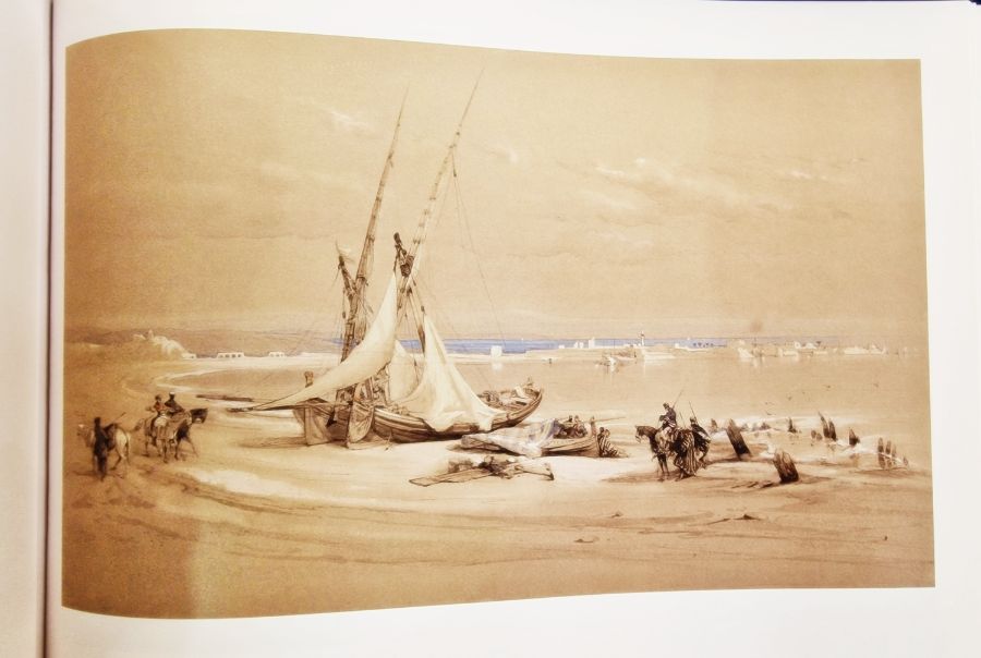 Naughton, Gabriel (ed)  "David Roberts, Travels in the Holy Land, Watercolours from a Private - Image 7 of 8