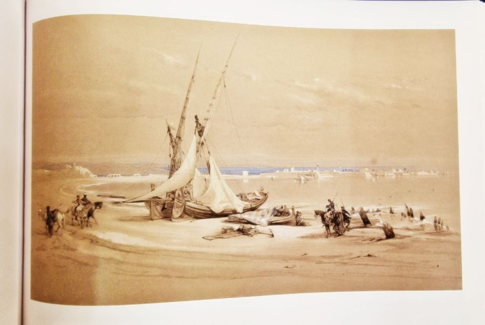 Naughton, Gabriel (ed)  "David Roberts, Travels in the Holy Land, Watercolours from a Private - Image 7 of 8