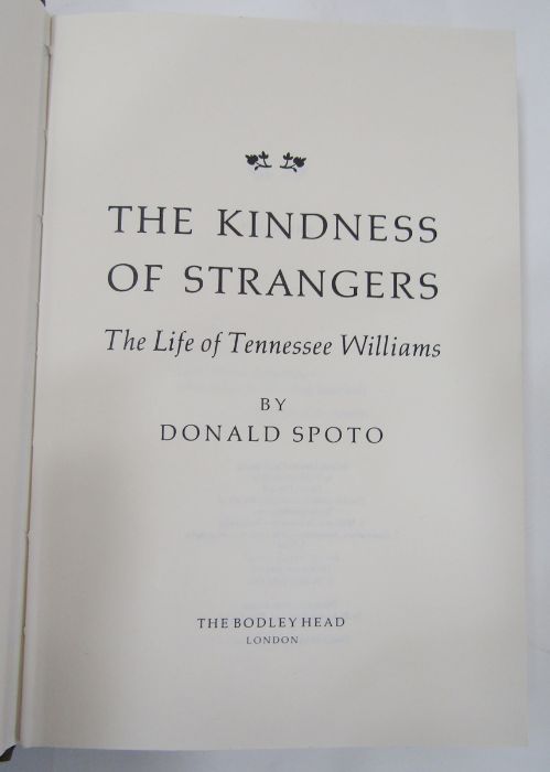 Theatrical interest, books and signatures:- Spoto, Donald "The Kindness of Strangers, the Life of - Image 30 of 46