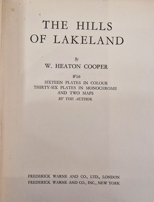 Heaton Cooper, W  "The Hills of Lakeland", Frederick Warne & Co Ltd, autograph edition limited to - Image 43 of 50