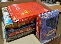 Assortment of board games to include Have I Got News for You, Battleships, Carol Vorderman's Sudoku,