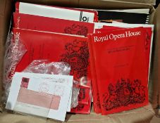 Large quantity of opera programmes, mainly from the Royal Opera House