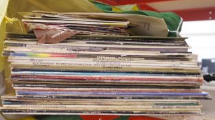 Collection of vinyl LPs including Lionel Richie, Paul Young, Fleetwood Mac, Supertramp, Rick Wakeman