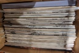 Box of classical vinyl LPs including Vivaldi, Four Seasons; Beethoven, Symphony No.9 'Choval' and