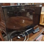 LG 43" flatscreen television, model no 43UH620V with remote