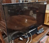 LG 43" flatscreen television, model no 43UH620V with remote