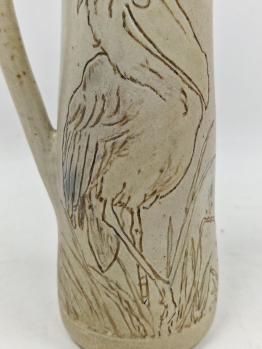 Martin Brothers stoneware tapering cylindrical jug, dated 1898, incised Martin Bros/London & - Image 18 of 46