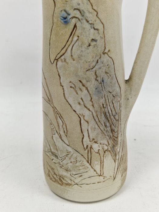 Martin Brothers stoneware tapering cylindrical jug, dated 1898, incised Martin Bros/London & - Image 9 of 46
