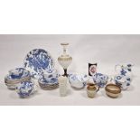 20th century Royal Worcester Blue Dragon pattern part tea-service and other items, the service