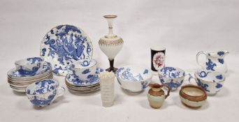 20th century Royal Worcester Blue Dragon pattern part tea-service and other items, the service