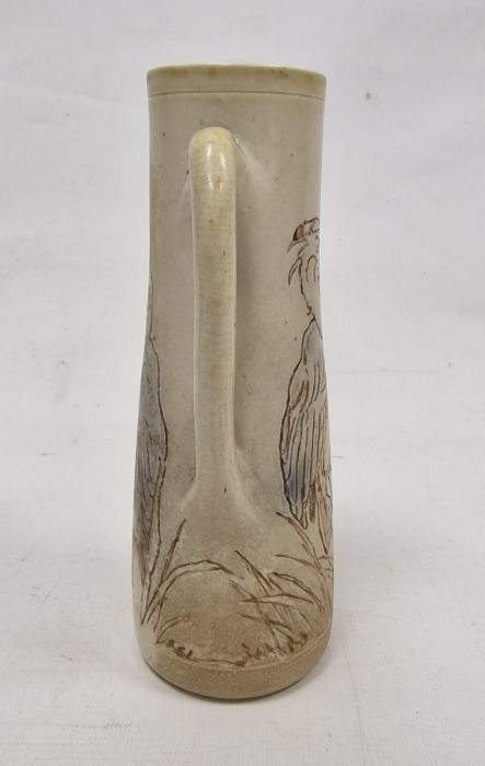 Martin Brothers stoneware tapering cylindrical jug, dated 1898, incised Martin Bros/London & - Image 2 of 46