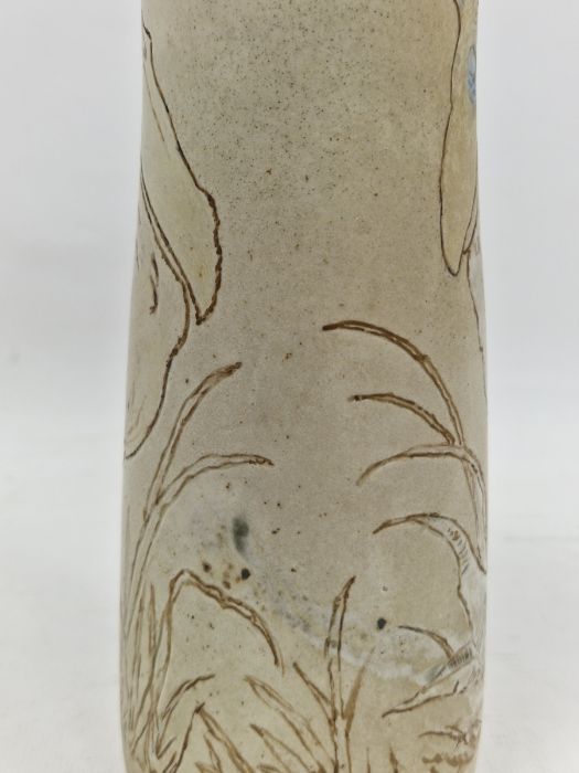 Martin Brothers stoneware tapering cylindrical jug, dated 1898, incised Martin Bros/London & - Image 13 of 46