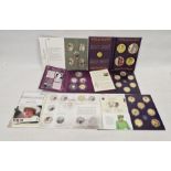 Six sets or part sets of commemorative crowns and other medallions/coins, two for HM The Queen's