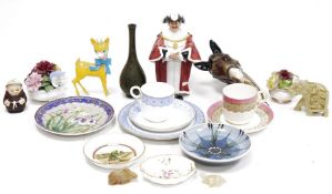 Assorted ceramics, including: a Royal Doulton figure of The Mayor, printed green marks, HN2286, a