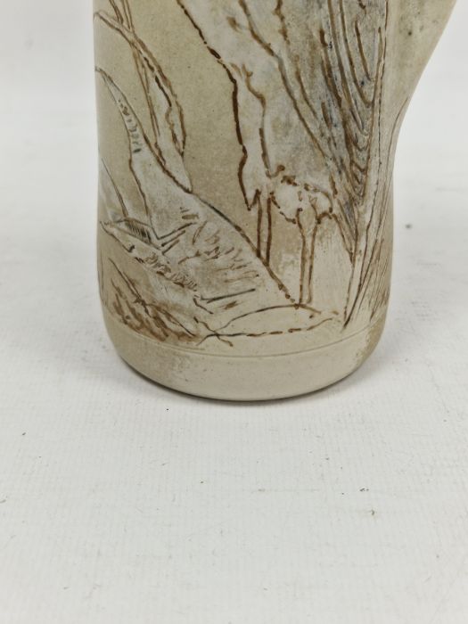 Martin Brothers stoneware tapering cylindrical jug, dated 1898, incised Martin Bros/London & - Image 10 of 46