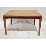 Mid century Danish teak draw leaf dining table by Henning Kaerjnulf for Vejle Stole og