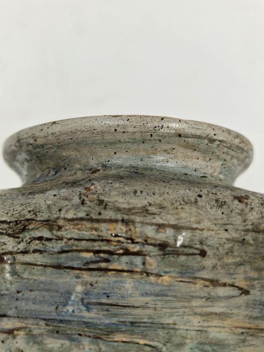 Martin Brothers stoneware aquatic vase of tapering square shouldered form, dated 1905, incised - Image 55 of 56