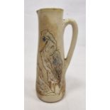 Martin Brothers stoneware tapering cylindrical jug, dated 1898, incised Martin Bros/London &