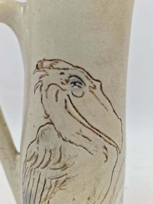 Martin Brothers stoneware tapering cylindrical jug, dated 1898, incised Martin Bros/London & - Image 17 of 46