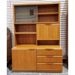 Mid century sideboard/wall unit by McIntosh, measuring approx. 170cm high x 120 wide x 47 cm deep.