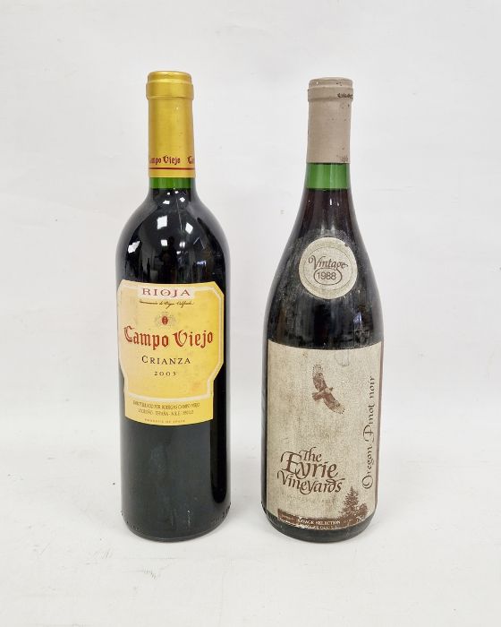 1988 Eyrie Vineyards Pinot Noir and 2003 Campo Viejo Crianza Rioja (2)