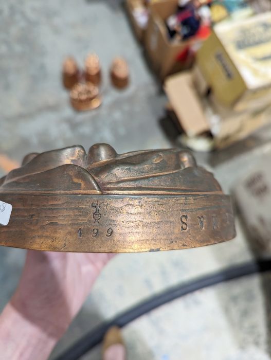 Collection of late 19th/early 20th century copper jelly moulds including three marked for Colley - Image 22 of 46