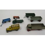 Dinky Toys diecast model cars to include No.25f yellow Market Garden Wagon, No.422 green Fordson