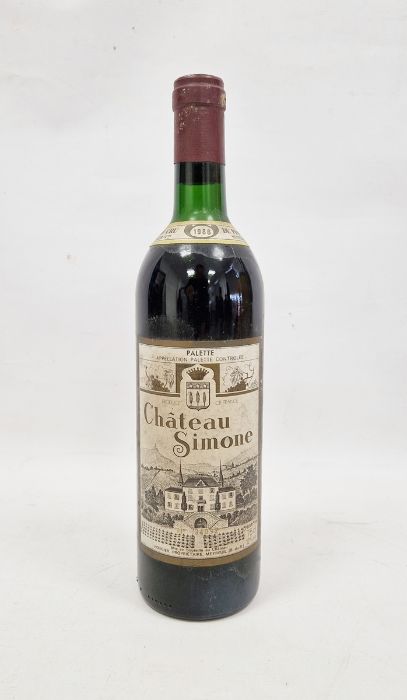 1986 Chateau Simone Palette.  Level mid shoulder