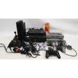 Game Consoles to include a Xbox, Sega Master system 2, PS one, two Sony Playstations, PlayStation