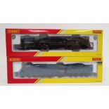 Two boxed Hornby 00 gauge locomotives and tenders to include R3371 LNER Class A4 ' Mallard' 4468 and