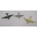 Dinky Toys diecast model planes to include 60R Empire Flying Boat, 62p Armstrong Whitworth
