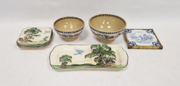 Royal Doulton selection of dishes from the Gumtrees seriesware, printed black marks, pattern no.