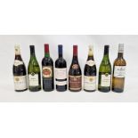 Collection of eight wines to include two bottles Bon Courage South African Sauvignon Blanc, two