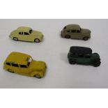 Dinky diecast model cars to include 36g taxi with driver, 40h / 254 Austin yellow "Taxi" ,40e /153