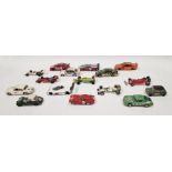 Quantity of playworn diecast model vehicles, Pauls Model Art Minichamps McLaren BMW 1997 #41,