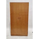 DM Letchworth Meredew mid century oak two door wardrobe, measuring approximately 176cm high by