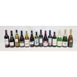14 assorted bottles of wine including 2014 L'Avenir Pinotage, Hardy's Merlot, Les Belles Roches 2000