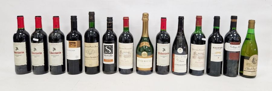 Collection of 14 various wines including 1993 Collection Pierre Jean Bordeaux, two of Chateau