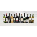 Twelve bottles of assorted wine including two Baturrica Gran Reserva 2010 Tarragona, Chateau Lafon